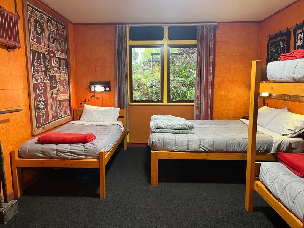 Global Village Travellers Lodge Greymouth Eksteriør bilde A typical dorm room at a hostel
